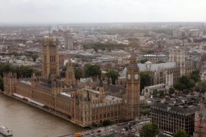 bird s eye view of parliament building during daytime